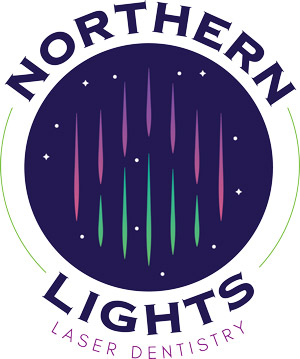 Northern Lights Laser Dentistry Logo - Vertical